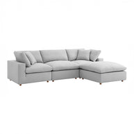 Overstuffed 4 Piece  Modular Sectional