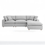 Overstuffed 4 Piece  Modular Sectional