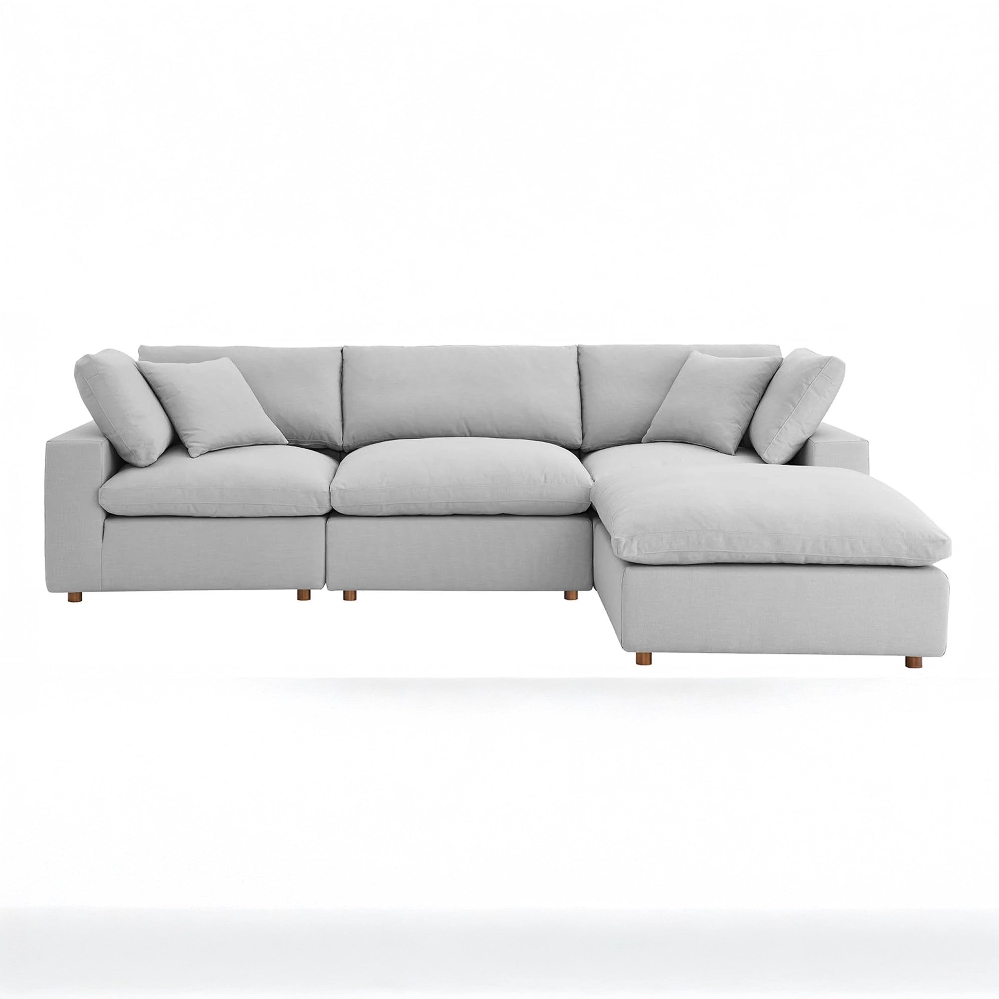 Overstuffed 4 Piece  Modular Sectional