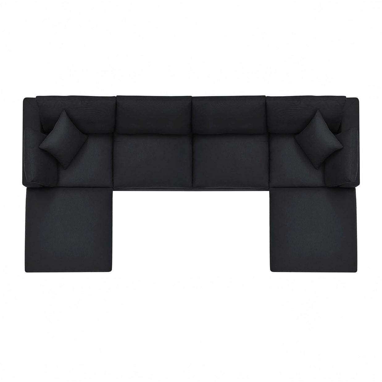 Overstuffed 6 PC Modular Sectional