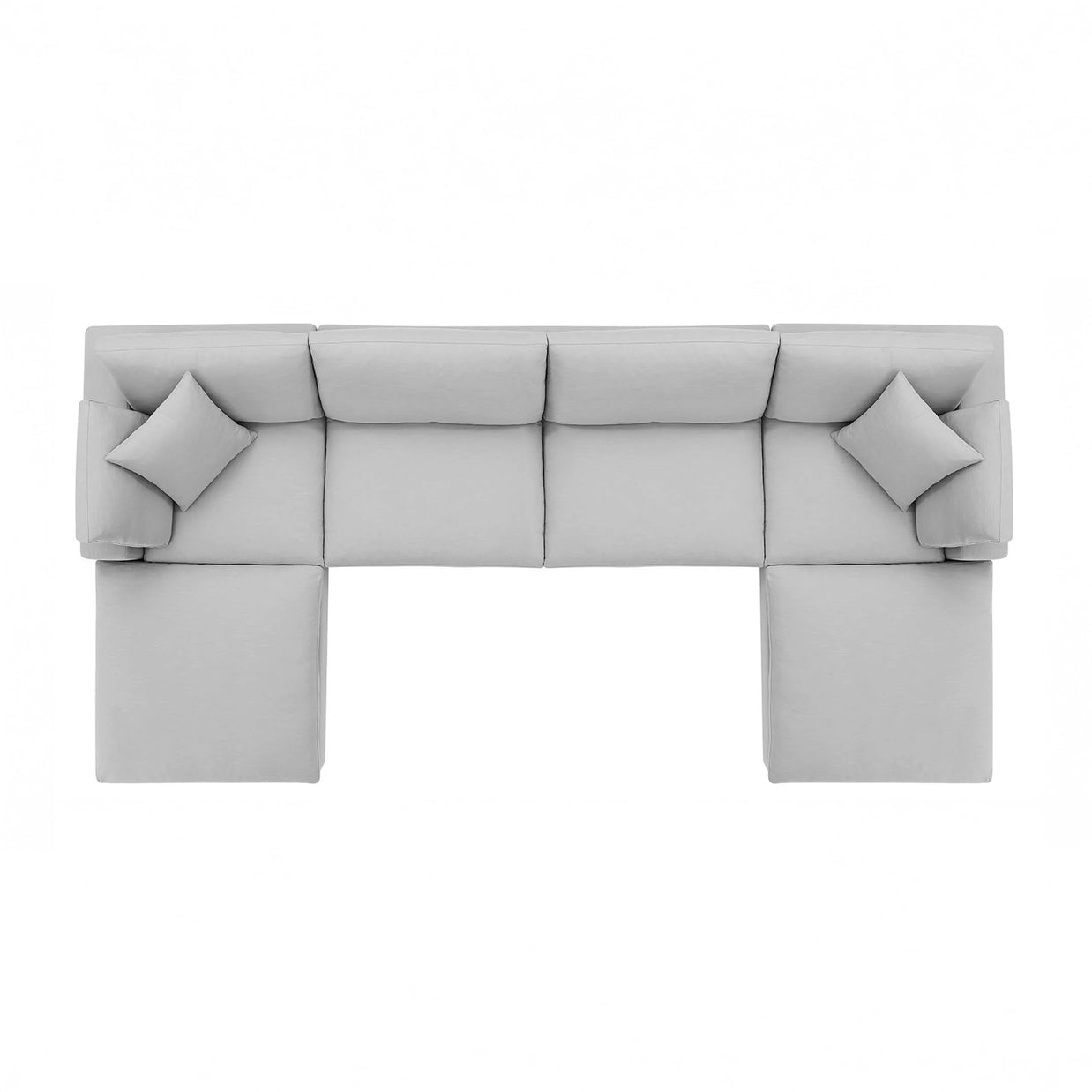 Overstuffed 6 PC Modular Sectional