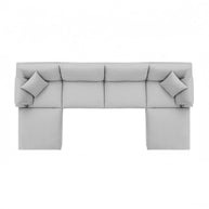 Overstuffed 6 PC Modular Sectional