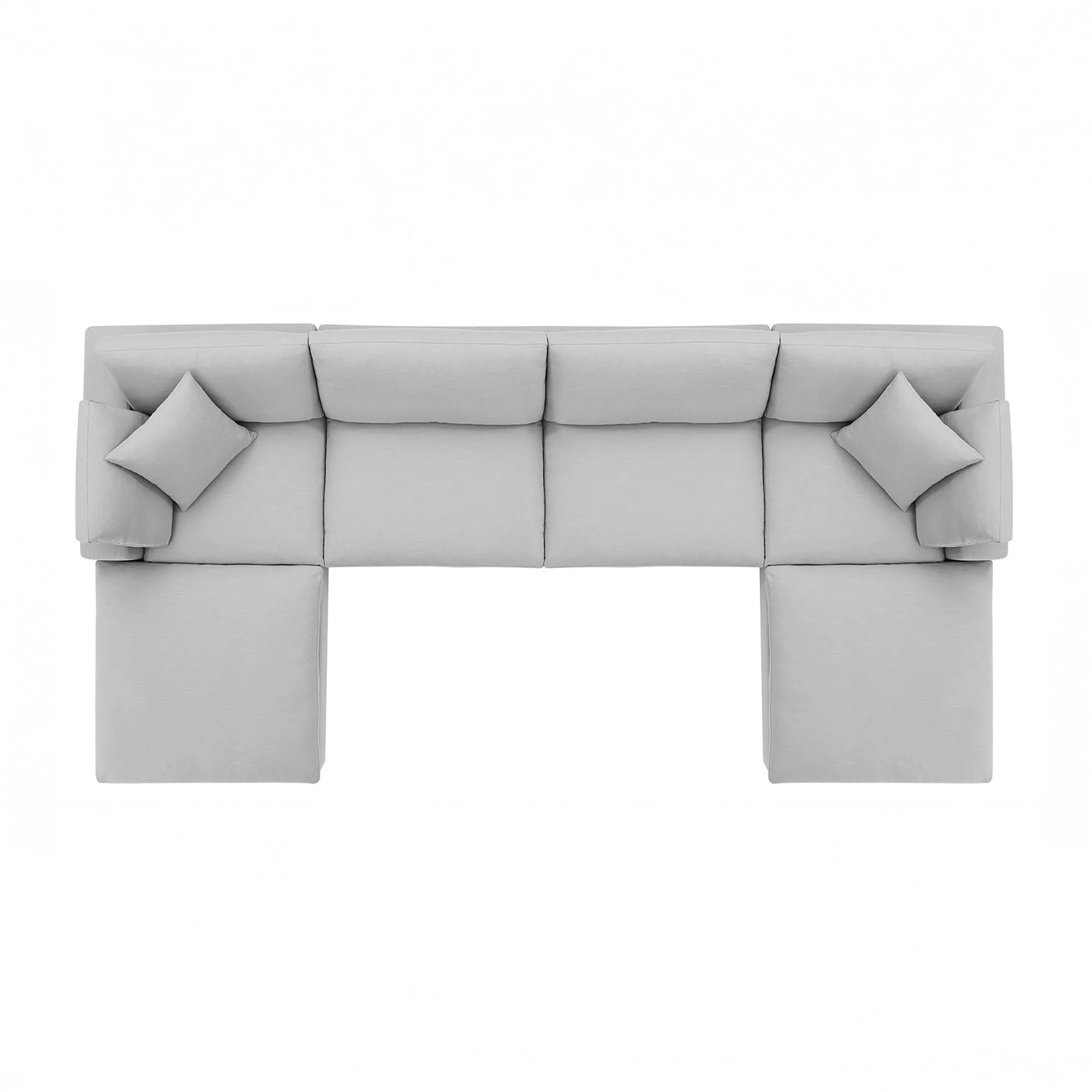 Overstuffed 6 PC Modular Sectional