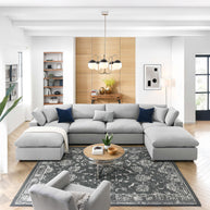 Overstuffed 6 PC Modular Sectional