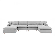 Overstuffed 6 PC Modular Sectional