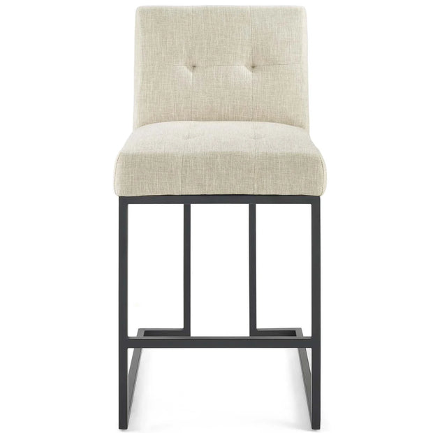 Fabric & Stainless Steel Counter Stool