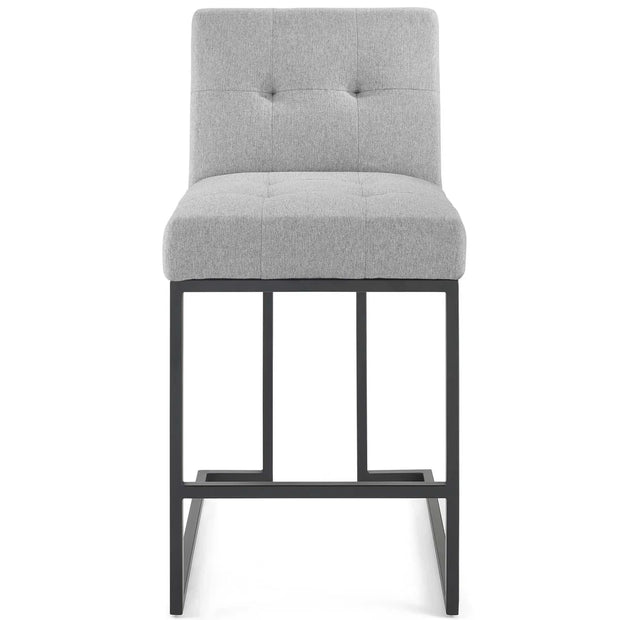 Fabric & Stainless Steel Counter Stool