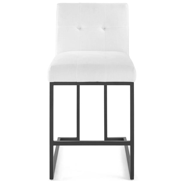 Fabric & Stainless Steel Counter Stool