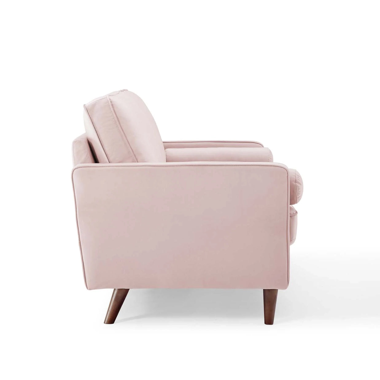 Velvet Cognac Loveseat