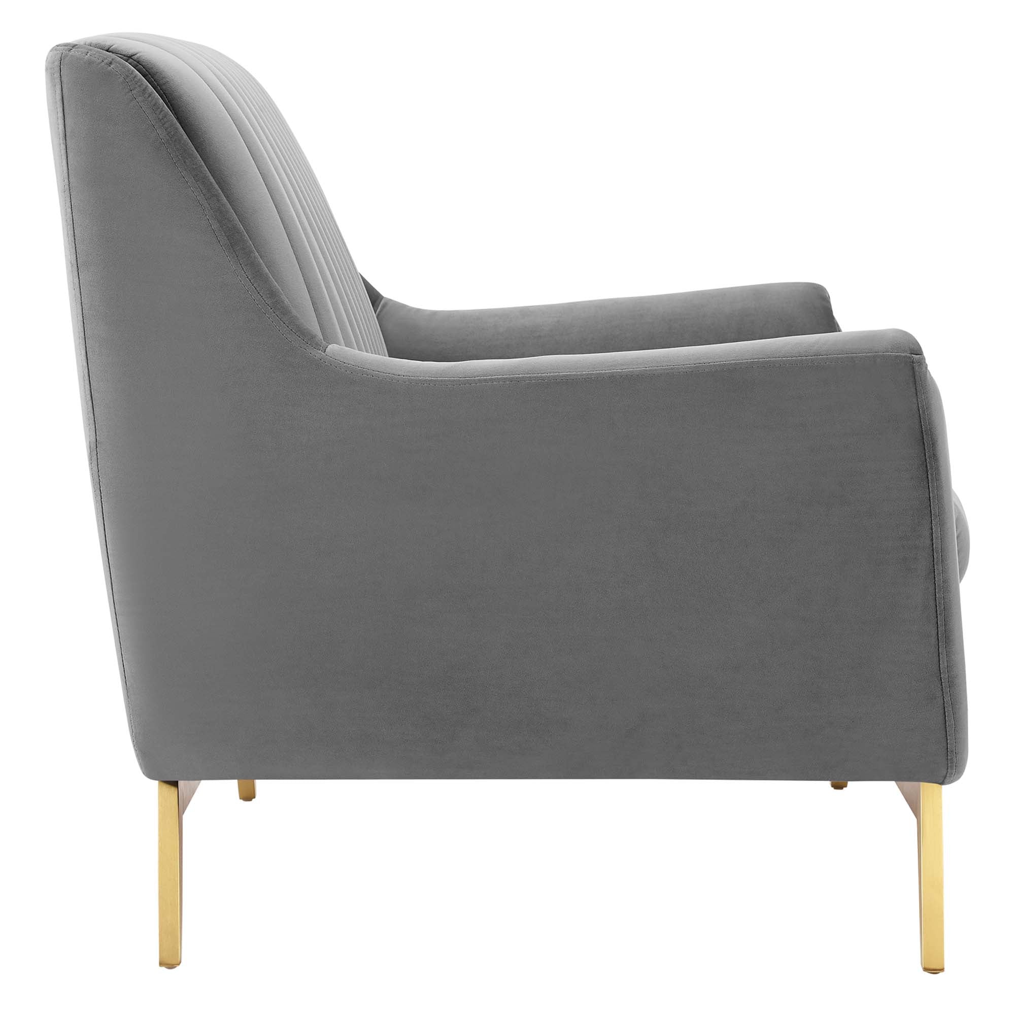 Channel Tufted Performance Velvet Loveseat