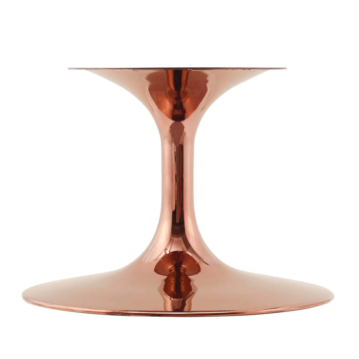 Mid-Century Round Coffee Table with Pedestal Base