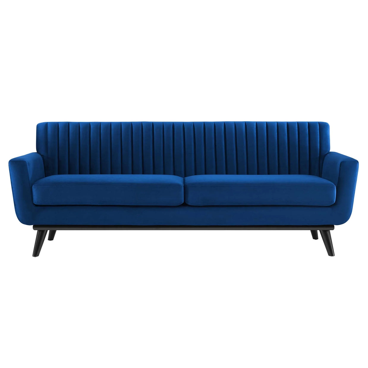Tufted Velvet Teal Sofa