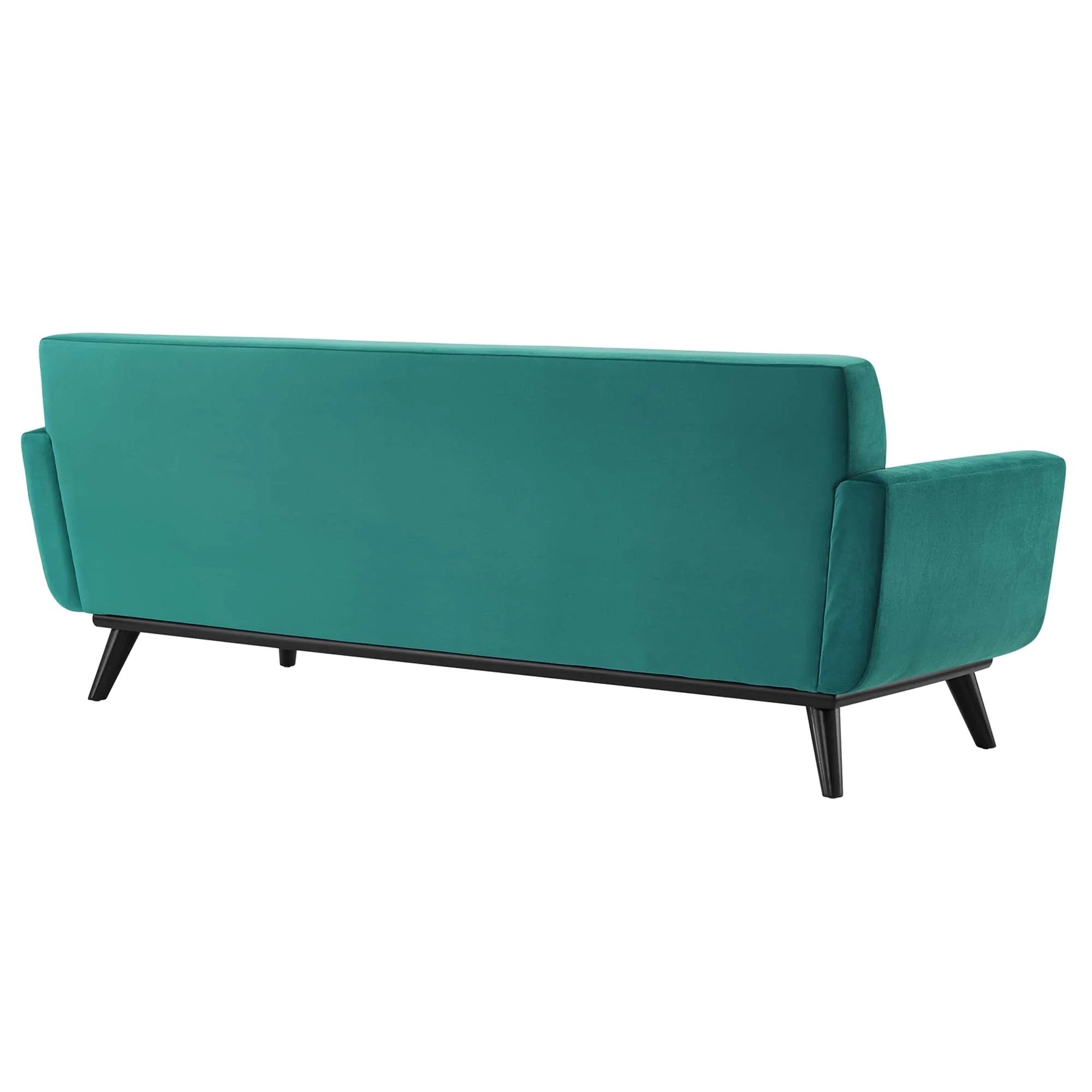 Tufted Velvet Teal Sofa
