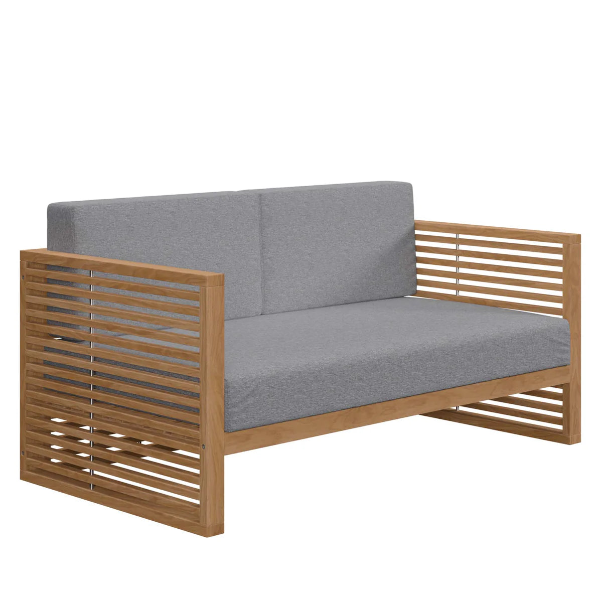Grade A Teak Wood Outdoor Patio Loveseat