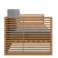 Grade A Teak Wood Outdoor Patio Loveseat