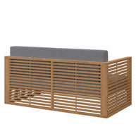 Grade A Teak Wood Outdoor Patio Loveseat