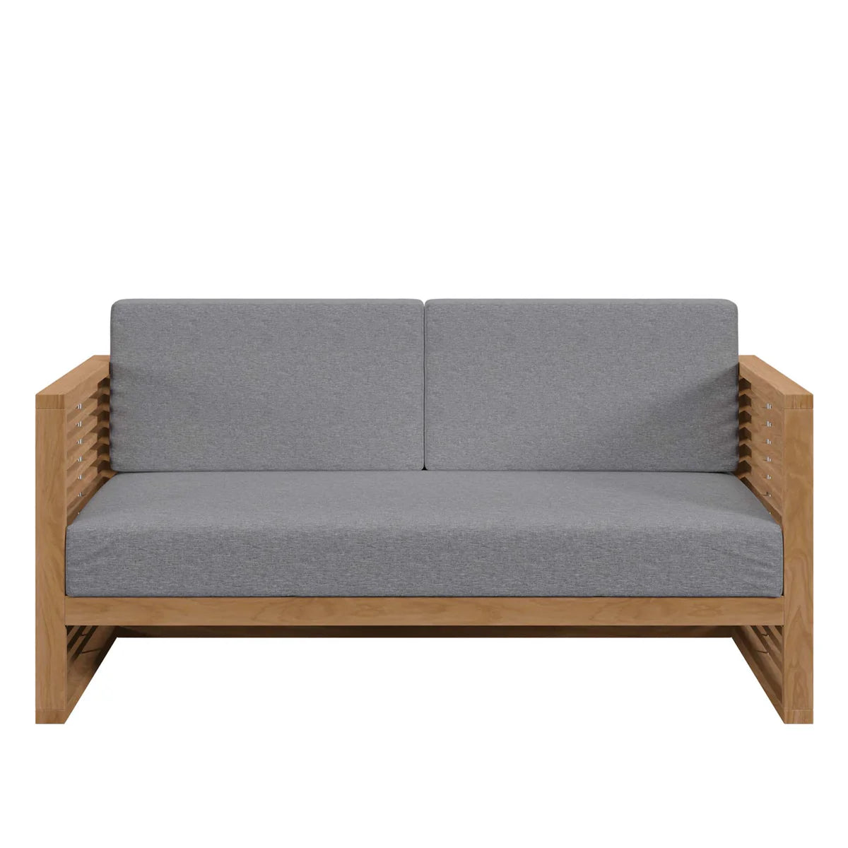 Grade A Teak Wood Outdoor Patio Loveseat