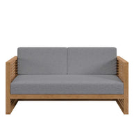 Grade A Teak Wood Outdoor Patio Loveseat