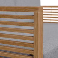 Grade A Teak Wood Outdoor Patio Loveseat