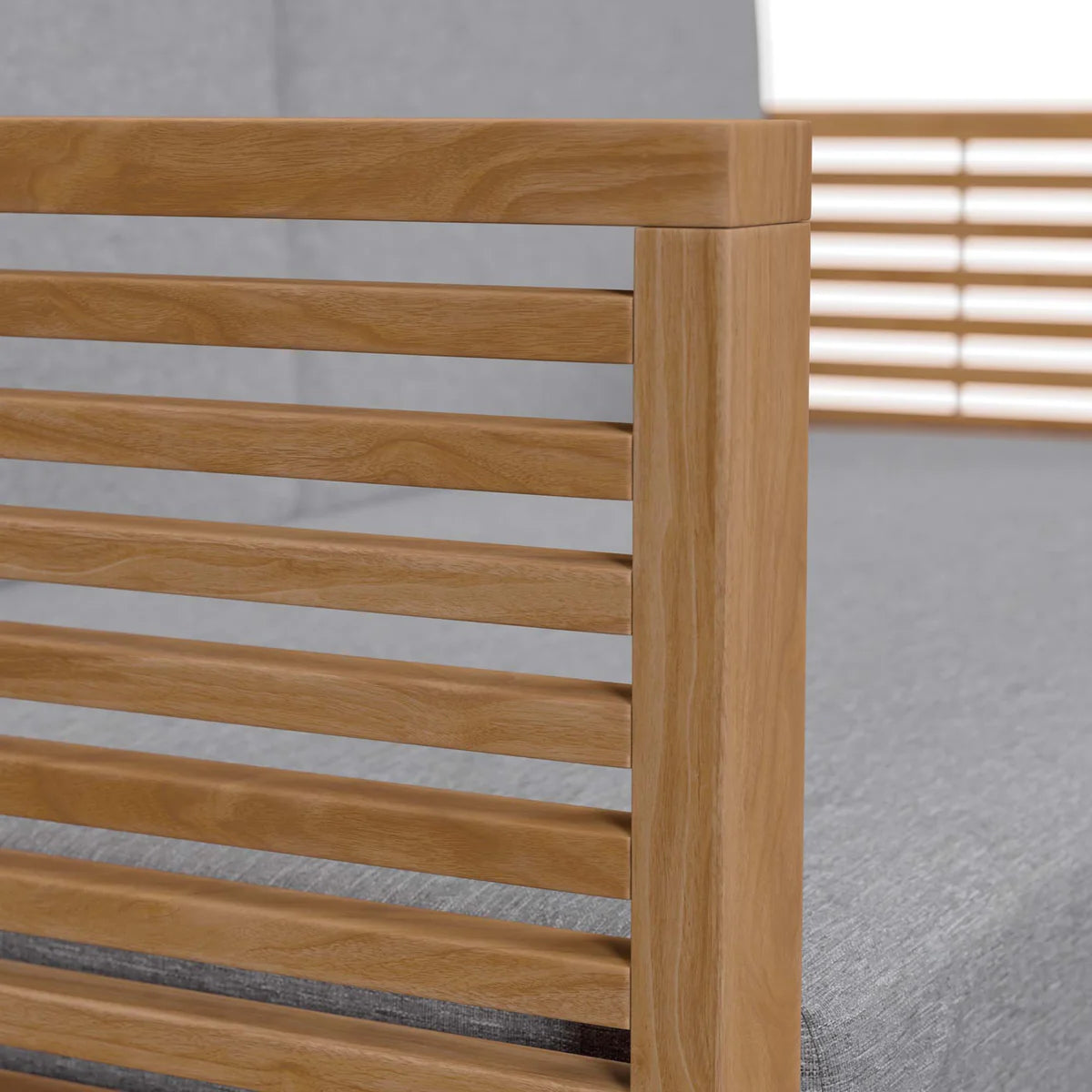 Grade A Teak Wood Outdoor Patio Loveseat