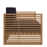 Grade A Teak Wood Outdoor Patio Loveseat