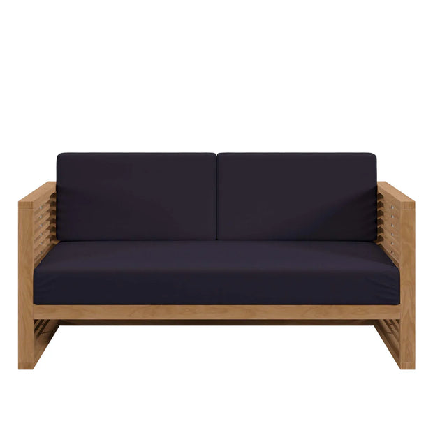 Grade A Teak Wood Outdoor Patio Loveseat