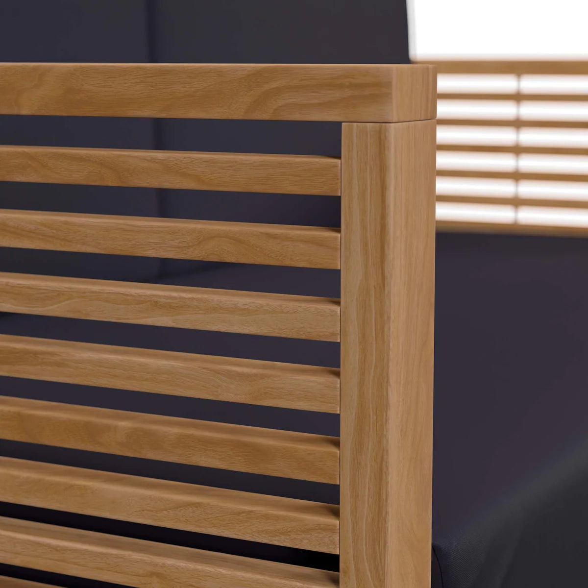 Grade A Teak Wood Outdoor Patio Loveseat