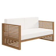 Grade A Teak Wood Outdoor Patio Loveseat