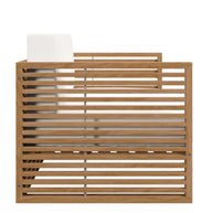 Grade A Teak Wood Outdoor Patio Loveseat