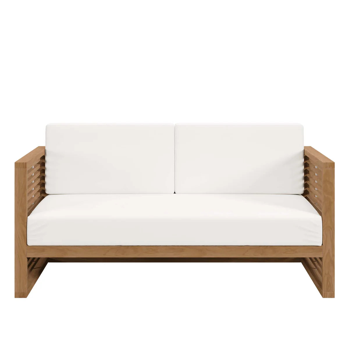 Grade A Teak Wood Outdoor Patio Loveseat