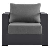 Modern Outdoor Patio Aluminum Armchair