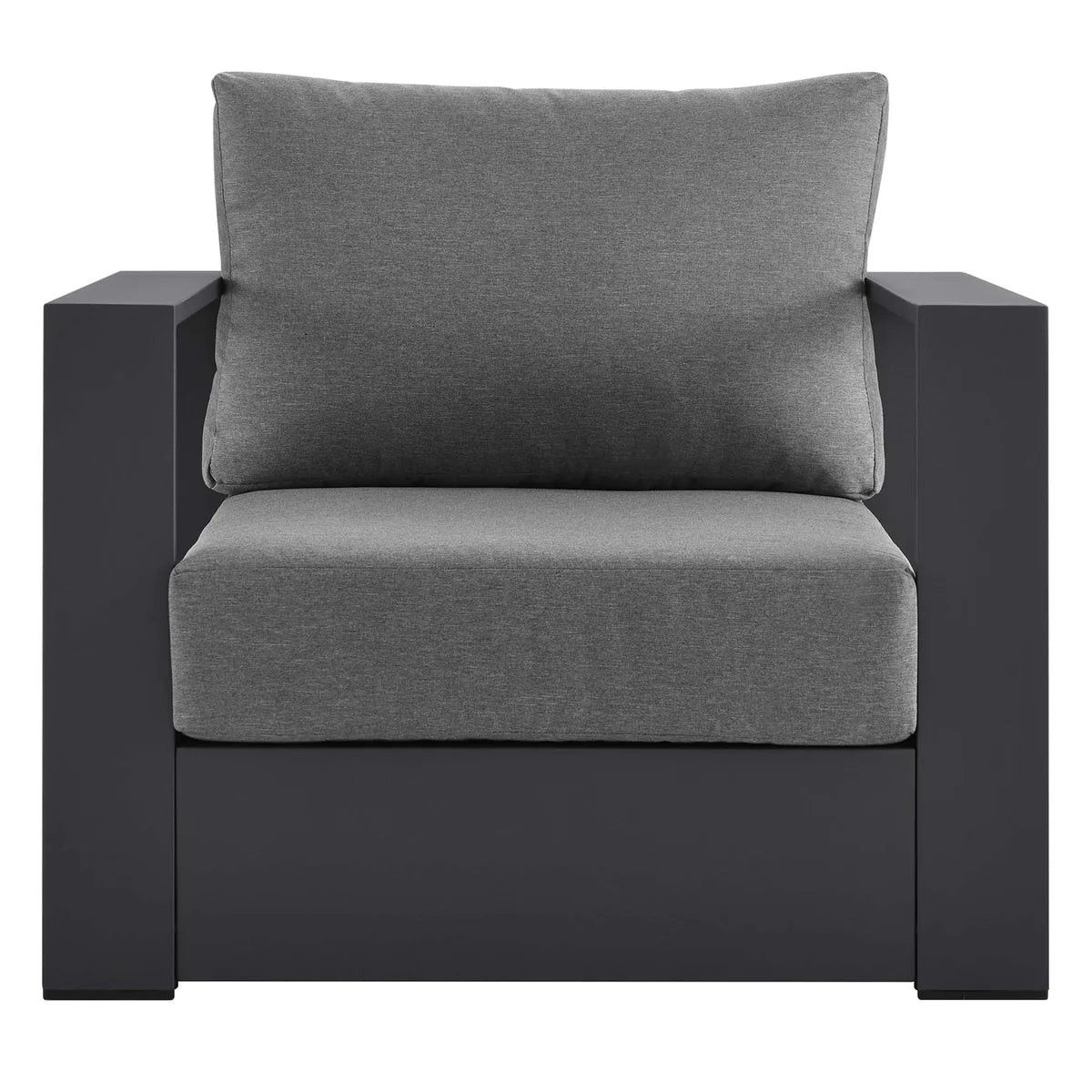 Modern Outdoor Patio Aluminum Armchair