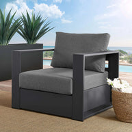 Modern Outdoor Patio Aluminum Armchair