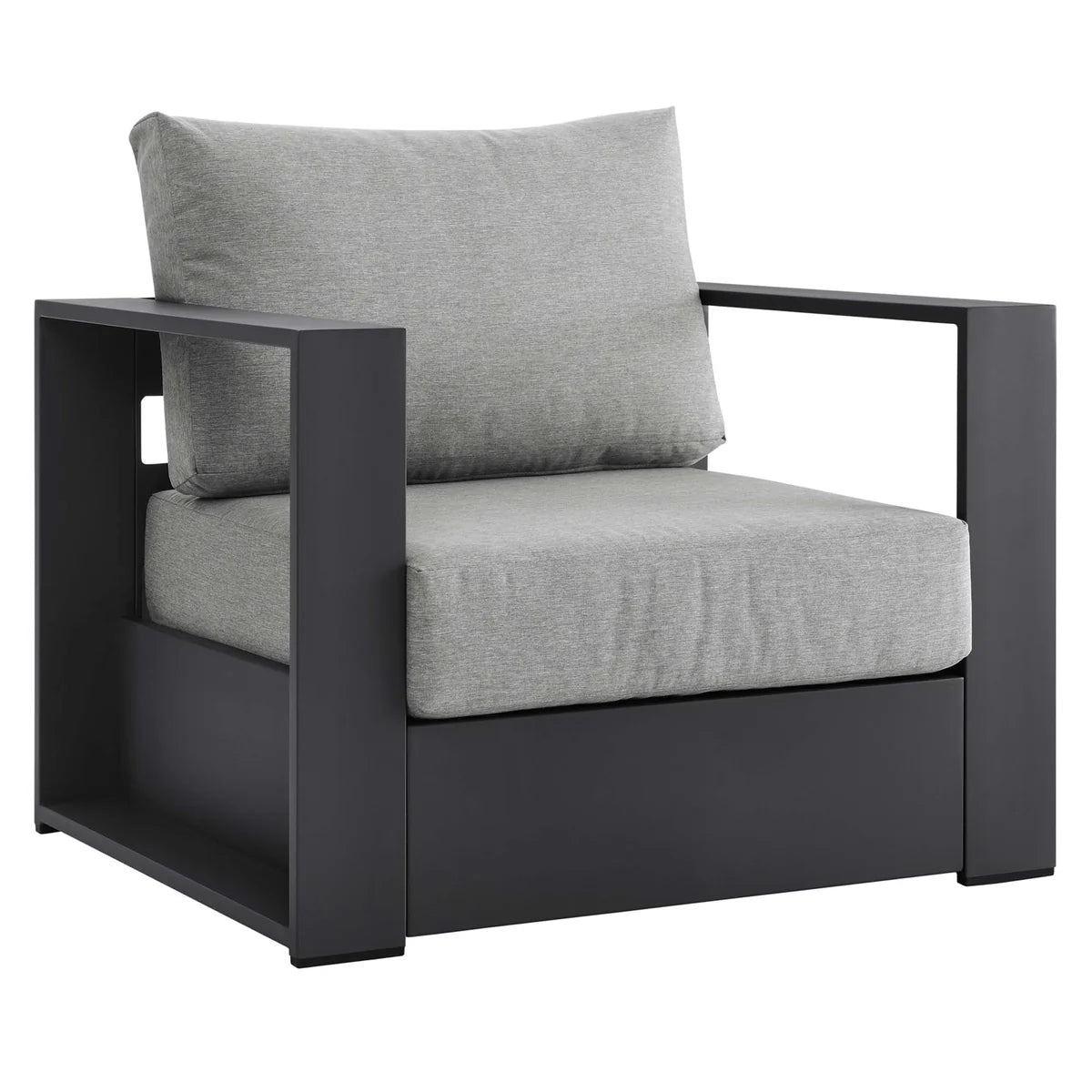 Modern Outdoor Patio Aluminum Armchair