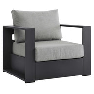 Modern Outdoor Patio Aluminum Armchair