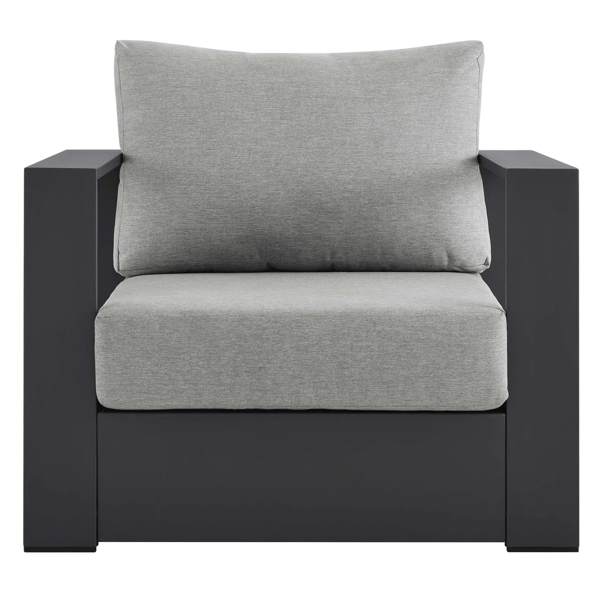 Modern Outdoor Patio Aluminum Armchair