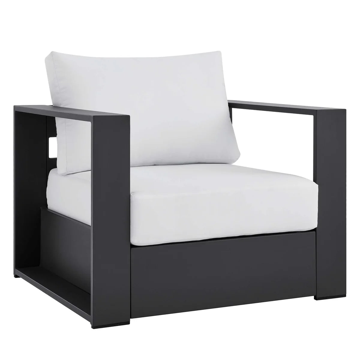 Modern Outdoor Patio Aluminum Armchair