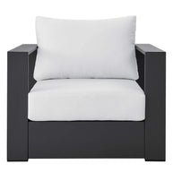 Modern Outdoor Patio Aluminum Armchair
