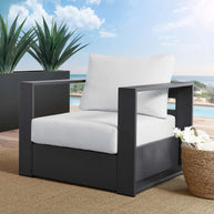 Modern Outdoor Patio Aluminum Armchair