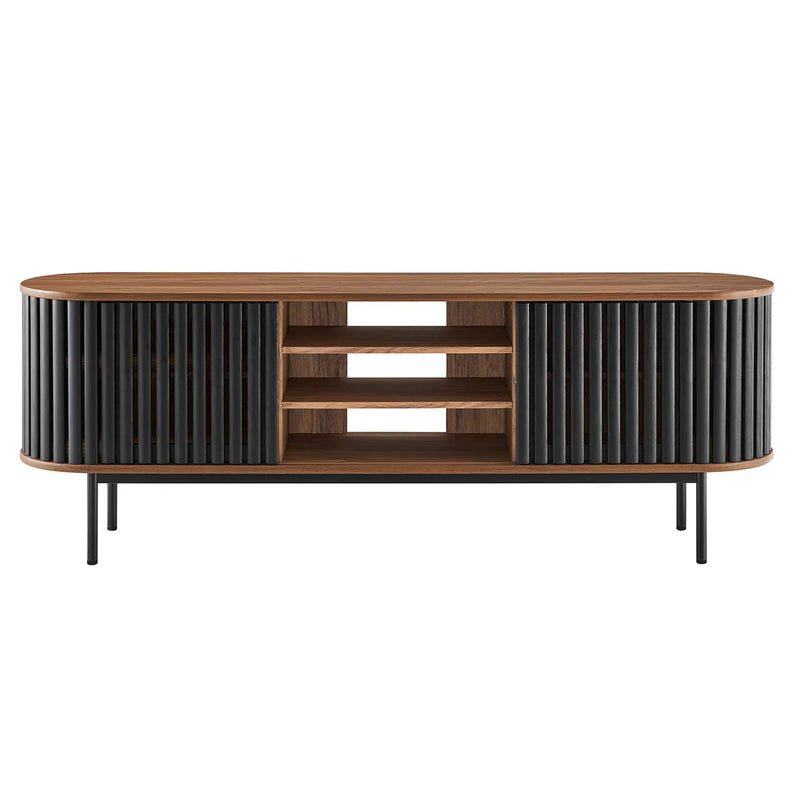 71" Modern Fluted TV Stand