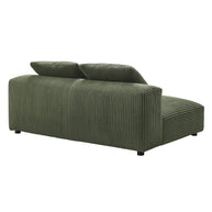 Modular Upholstered Armless Loveseat
