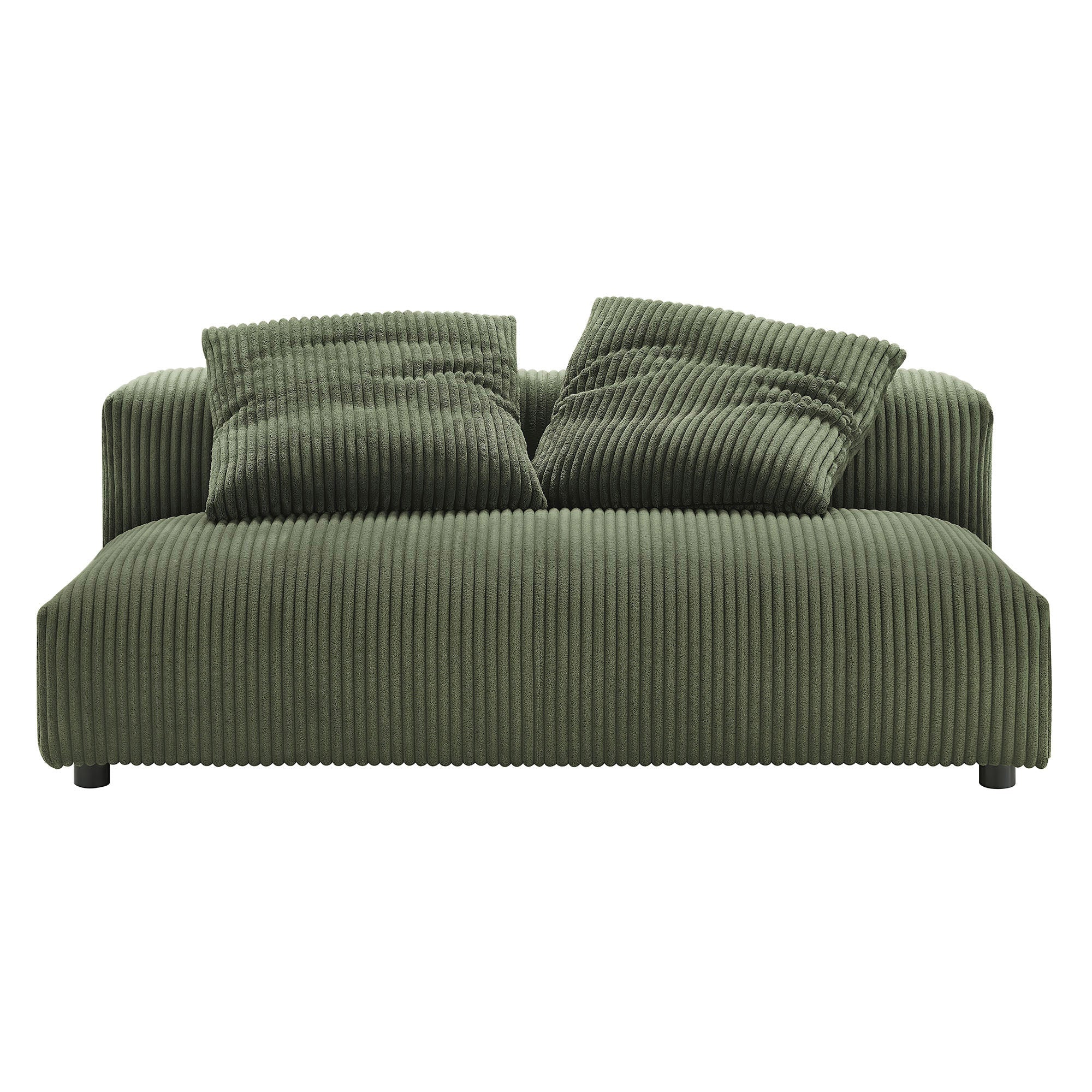 Modular Upholstered Armless Loveseat