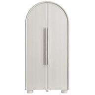 Tall Modern Arched Storage Cabinet