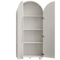 Tall Modern Arched Storage Cabinet