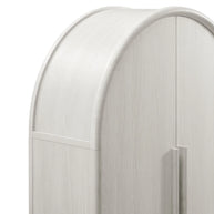 Tall Modern Arched Storage Cabinet