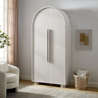 Tall Modern Arched Storage Cabinet