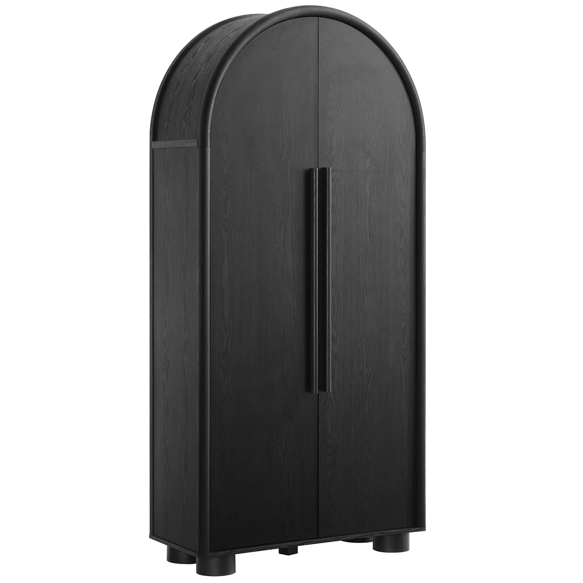 Tall Modern Arched Storage Cabinet