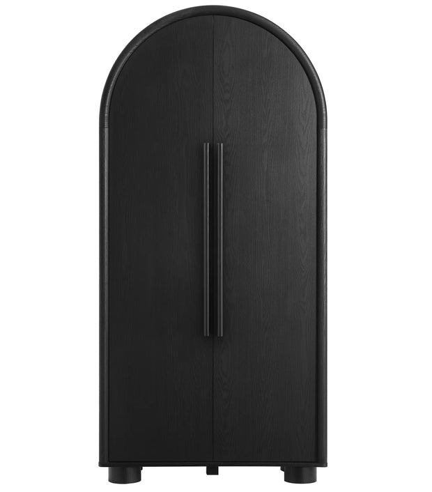Tall Modern Arched Storage Cabinet