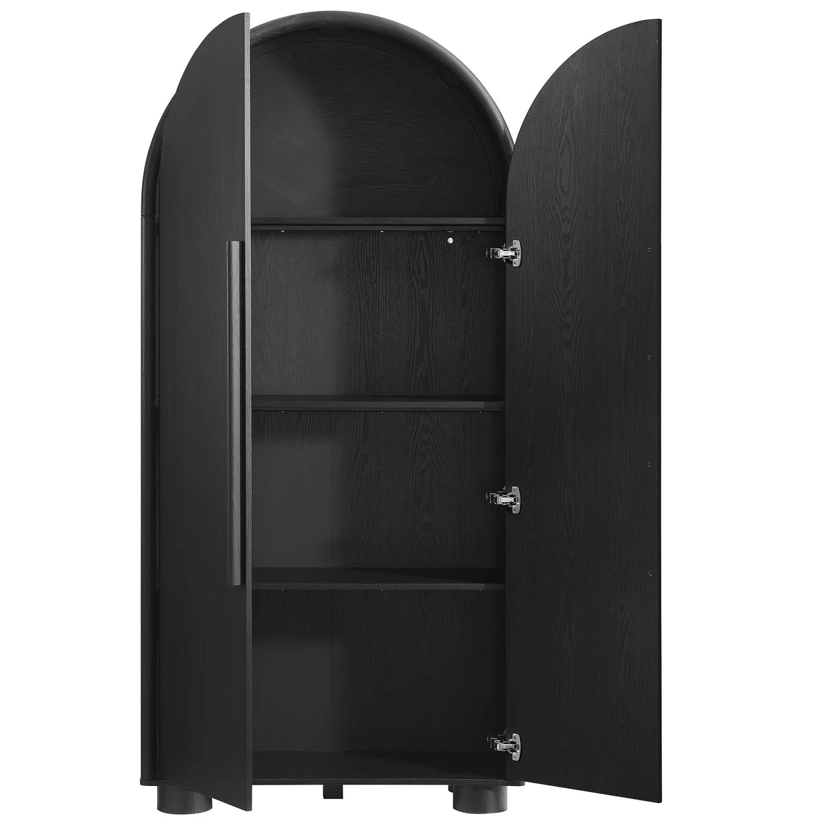 Tall Modern Arched Storage Cabinet
