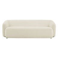 Modern Bouclé Curved Arm Sofa